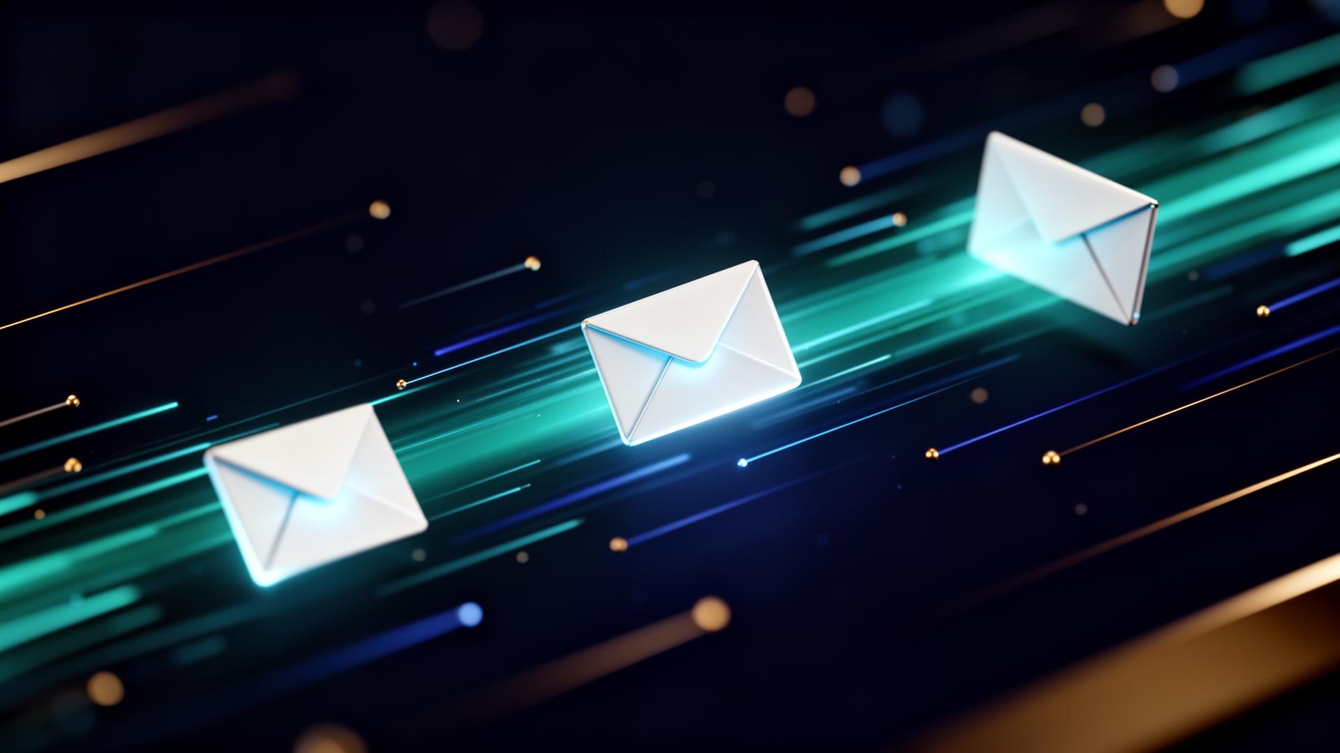 Email delivery network visualization